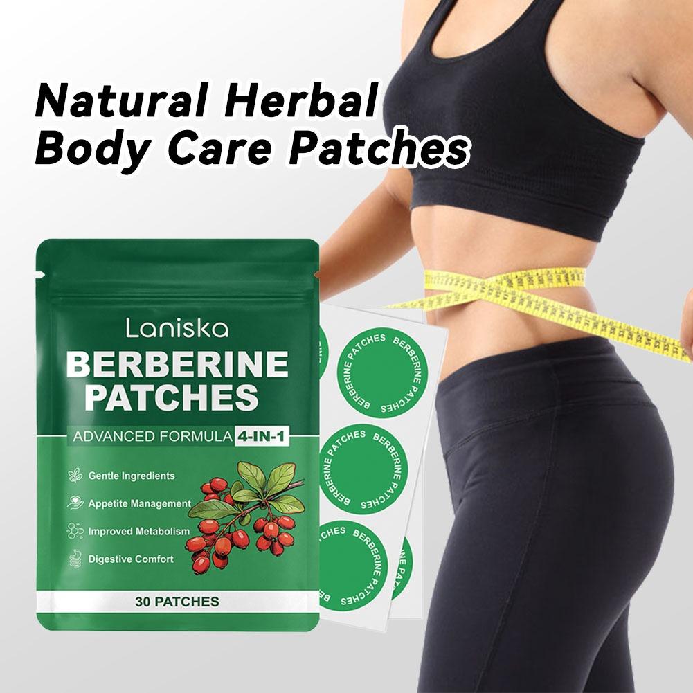 Herbal Wellness Patches - Natural Herbal Berberine Body Patches, 30pcs
