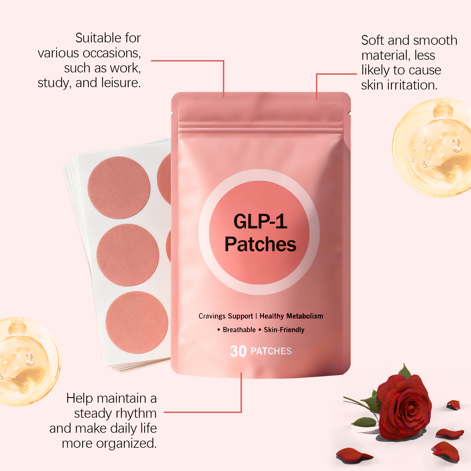 GLP-1 Herbal Body Care Wellnes - Herbal Wellness Patches avaliação e preço