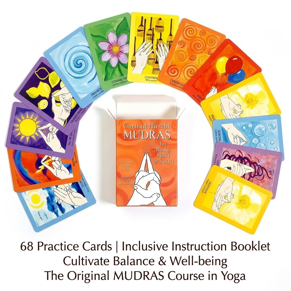 68-Card Yoga Mudra  Deck (10.3 - Wellness X avaliação e preço