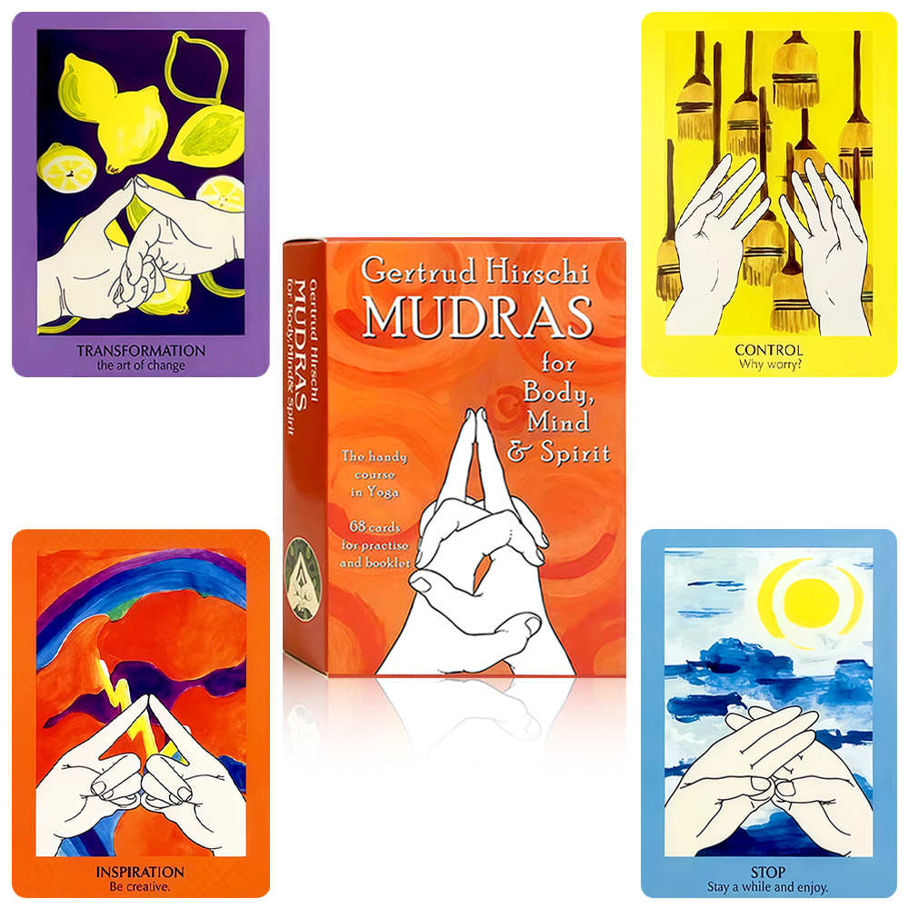 68-Card Yoga Mudra  Deck (10.3 - Wellness X avaliação e preço