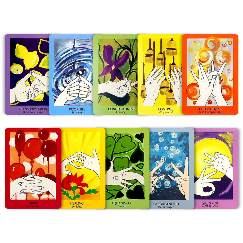 68-Card Yoga Mudra  Deck (10.3 - Wellness X avaliação e preço